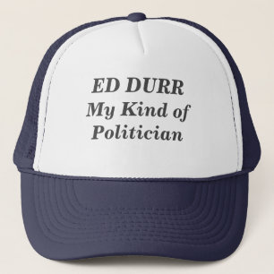 Ed Durr New Jersey Staat Senat Trucker Hat Truckerkappe