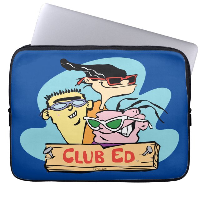 Ed, Edd, n Eddy - Club Ed Laptopschutzhülle (Vorderseite)