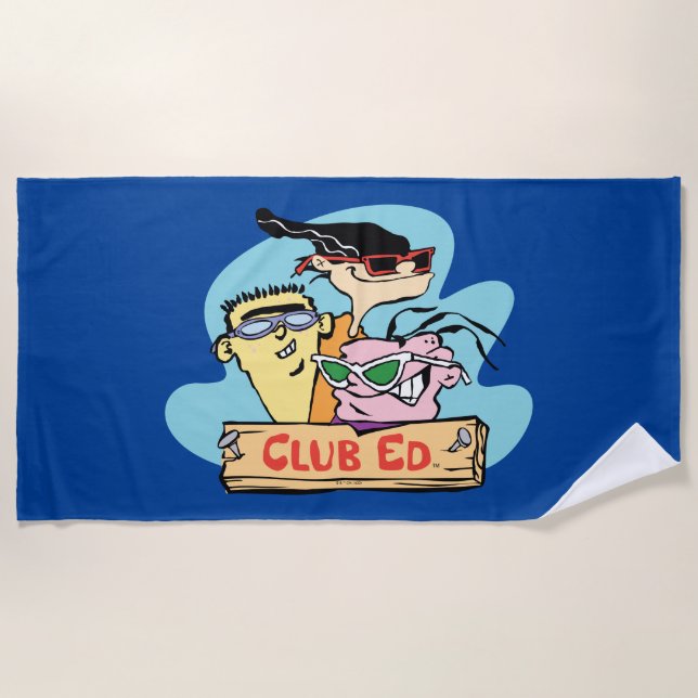 Ed, Edd, n Eddy - Club Ed Strandtuch (Vorderseite)