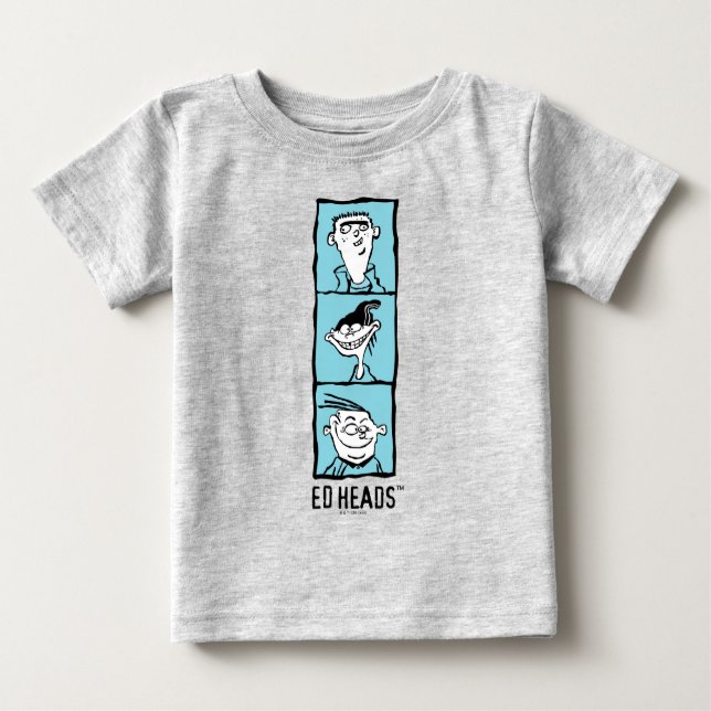 Ed, Edd, n Eddy - Ed Heads Baby T-shirt (Vorderseite)
