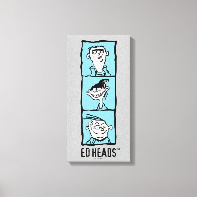 Ed, Edd, n Eddy - Ed Heads Leinwanddruck (Vorderseite)