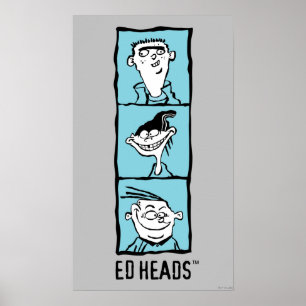 Ed, Edd, n Eddy - Ed Heads Poster