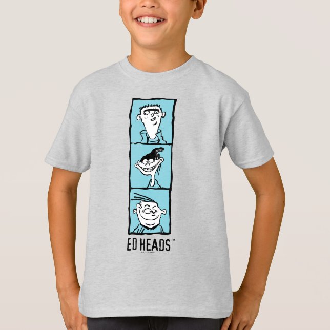 Ed, Edd, n Eddy - Ed Heads T-Shirt (Vorderseite)