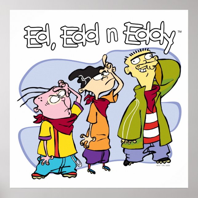 Ed, Edd, n Eddy Hand Signs Poster (Vorne)