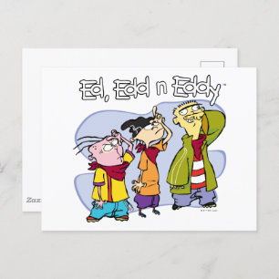 Ed, Edd, n Eddy Hand Signs Postkarte