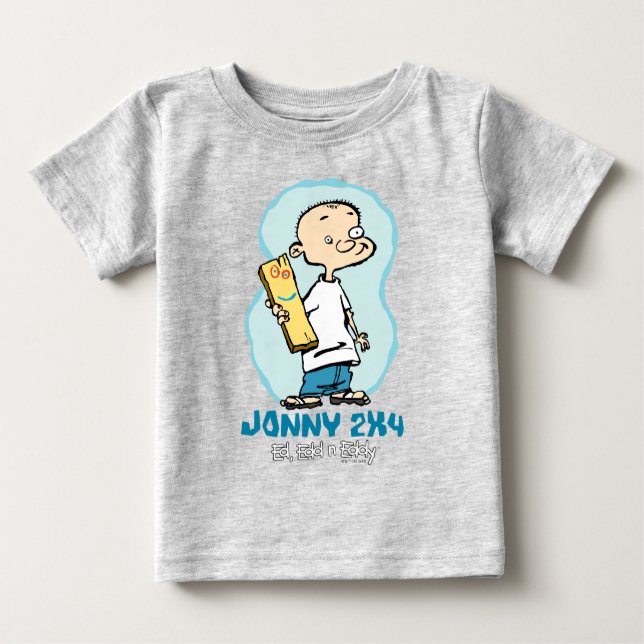 Ed, Edd, n' Eddy Jonny 2x4 und Plank Baby T-shirt (Vorderseite)