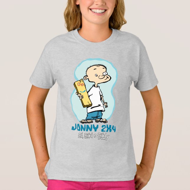 Ed, Edd, n' Eddy Jonny 2x4 und Plank T-Shirt (Vorderseite)