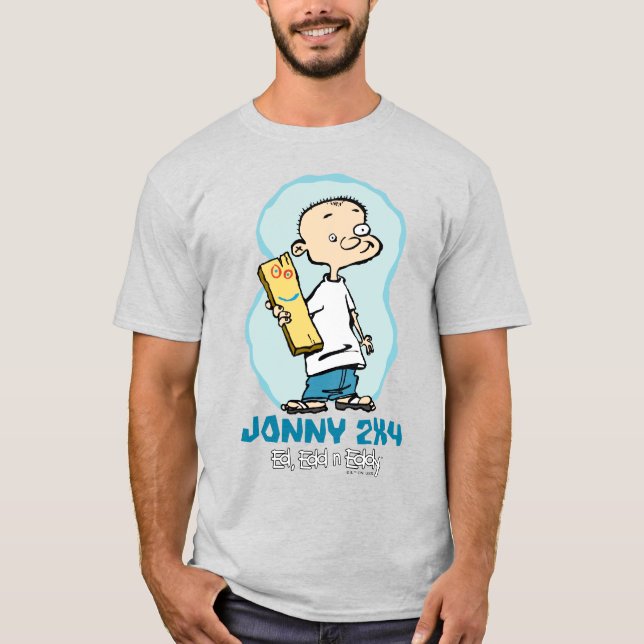 Ed, Edd, n' Eddy Jonny 2x4 und Plank T-Shirt (Vorderseite)