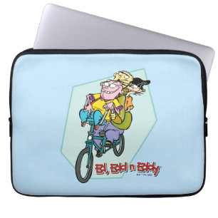 Ed, Edd, n Eddy on a Bike Laptopschutzhülle