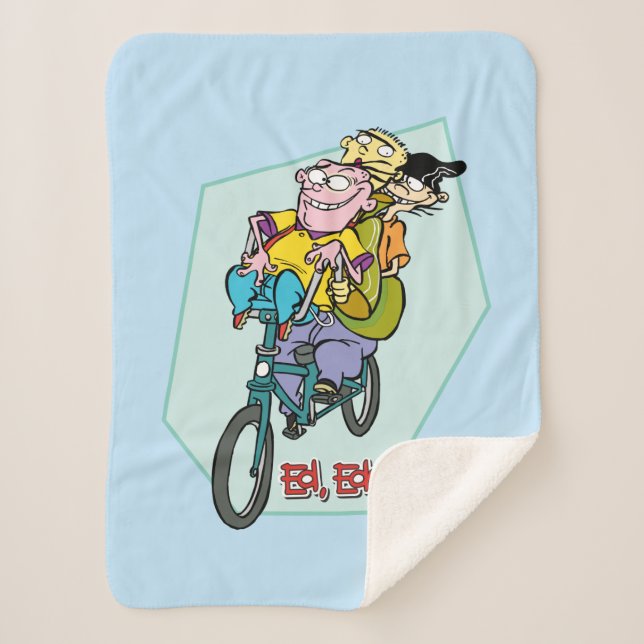 Ed, Edd, n Eddy on a Bike Sherpadecke (Vorderseite)