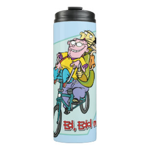 Ed, Edd, n Eddy on a Bike Thermosbecher
