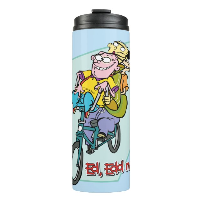 Ed, Edd, n Eddy on a Bike Thermosbecher (Vorderseite)