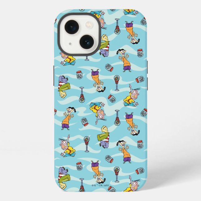 Ed, Edd, n Eddy Pattern iPhone Hülle (Rückseite)