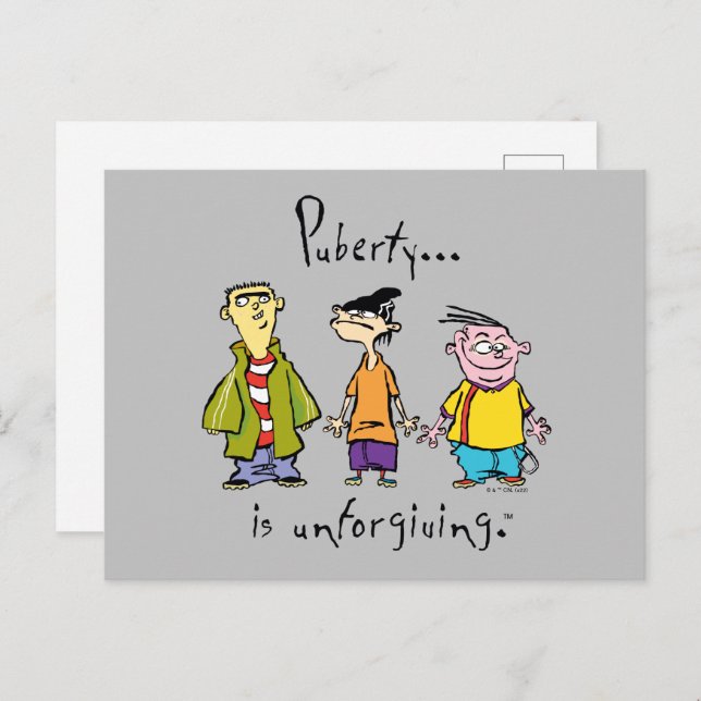 Ed, Edd, n Eddy - Puberty ist unverzeihlich Postkarte (Vorne/Hinten)