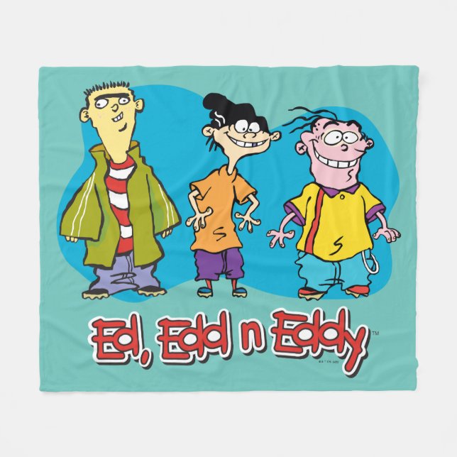 Ed, Edd, n Eddy Smiling Fleecedecke (Vorderseite (Horizontal))