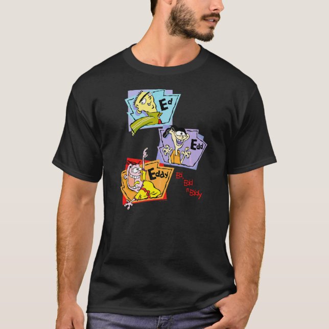 Ed Edd N Eddy Stacks Group Panels Alternate T-Shirt (Vorderseite)