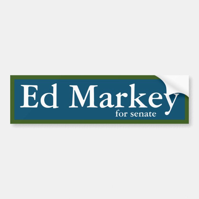 Ed Markey Autoaufkleber (Vorne)