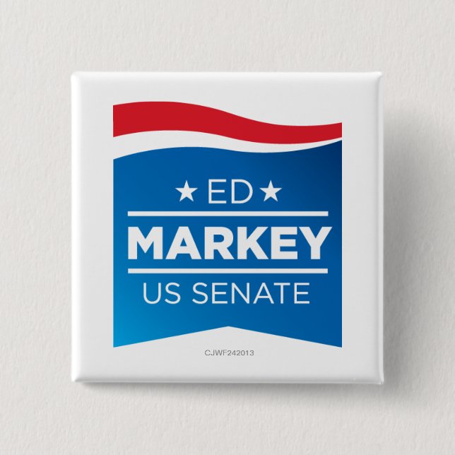Ed Markey für Senatornknopf Button (Vorderseite)