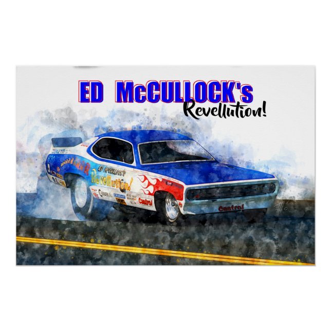 Ed McCullochs Revellutions 1972 Poster (Vorderseite)