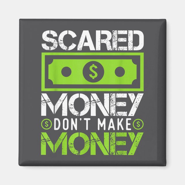 Ed Money Dont Make Money Dollar Cash Graphic Boss  Magnet (Vorne)