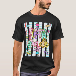 Ed Vornehm Fünfte Klasse Zurück zur Schule Lehrer T-Shirt