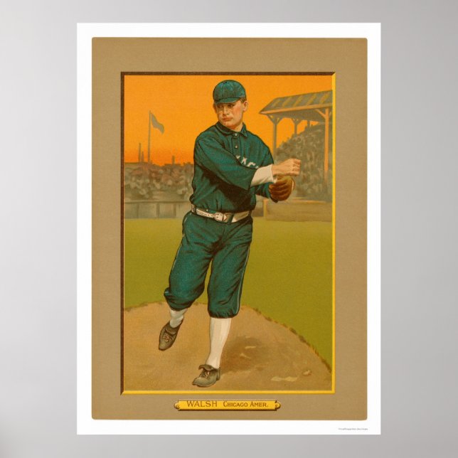 Ed Walsh White Sox Baseball 1911 Poster (Vorne)