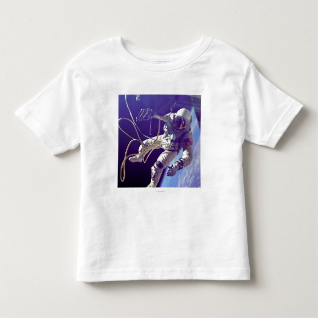 Ed White First American Spacewalker Fotograf Kleinkind T-shirt (Vorderseite)