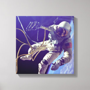 Ed White First American Spacewalker Fotograf Leinwanddruck