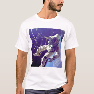 Ed White First American Spacewalker Fotograf T-Shirt
