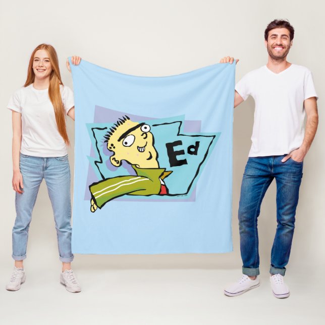 Ed-Zeichen Grafik Fleecedecke (Beispiel)