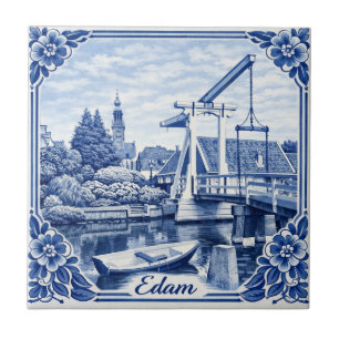 Edam Delft Blau stil Keramikfliese