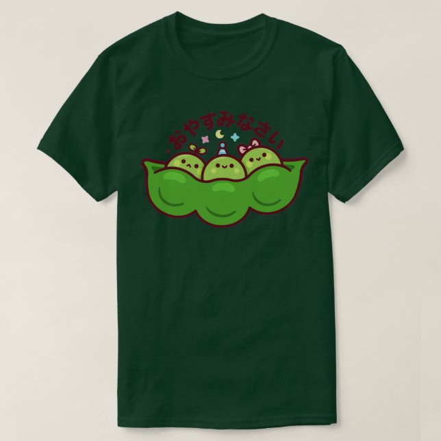Edamame Kawaii T-Shirt (Design vorne)