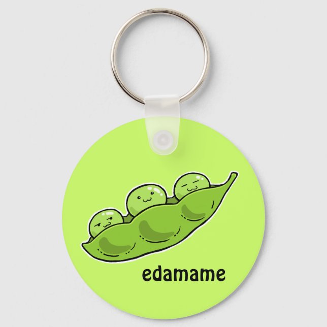 Edamame Key Chain Schlüsselanhänger (Vorderseite)
