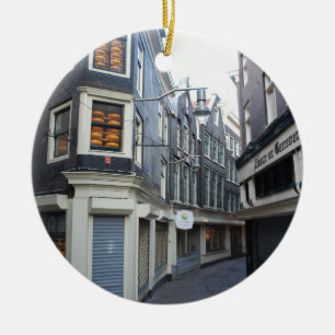 Edamerkäse in Amsterdam-Gasse Keramik Ornament