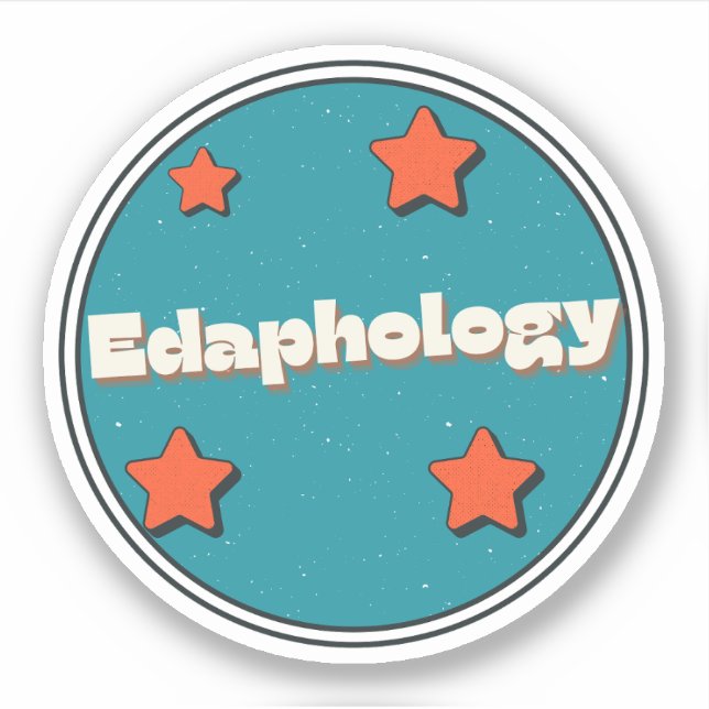 Edaphologie Aufkleber (Vorderseite)