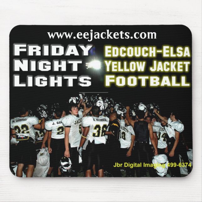 Edcouch-Elsa Fußball-Mausunterlage Mousepad (Vorne)