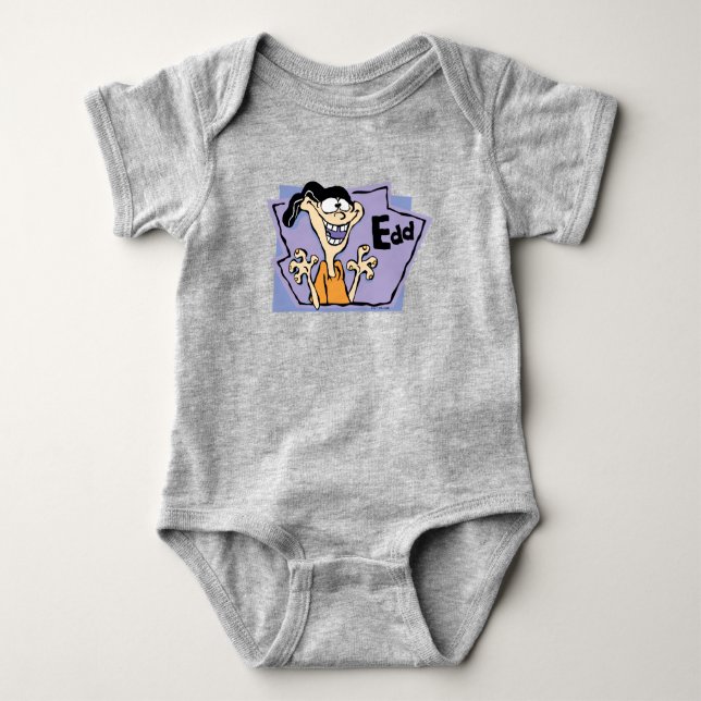 Edd Character Graphic Baby Strampler (Vorderseite)