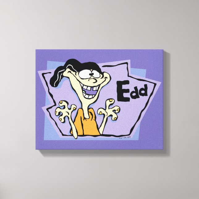 Edd Character Graphic Leinwanddruck (Vorderseite)
