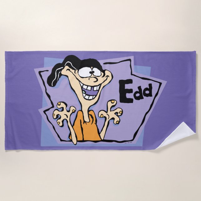 Edd Character Graphic Strandtuch (Vorderseite)