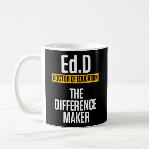 Edd Doctor of Bildung Maker Doctorate Abschluss Kaffeetasse