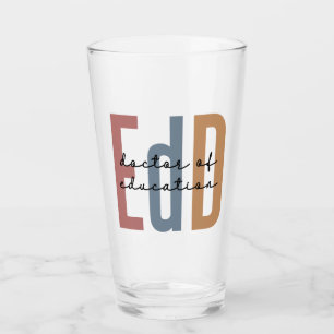 EdD Doktor der Bildung Abschluss Glas