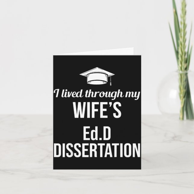 Edd Doktor der Erziehungswissenschaften edd Ehefra Karte (Vorderseite)
