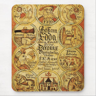 Edda-Skandinavier-Mythologie Mousepad