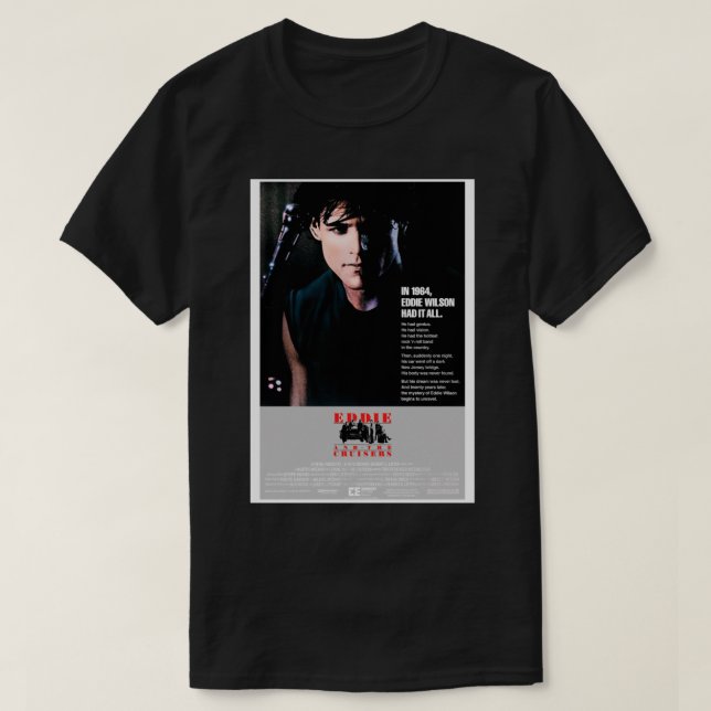 Eddie and the Cruisers (1983) Classic T - Shirt (Design vorne)
