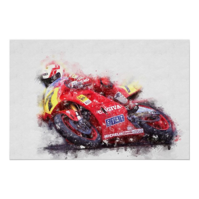 Eddie Lawson Poster (Vorderseite)