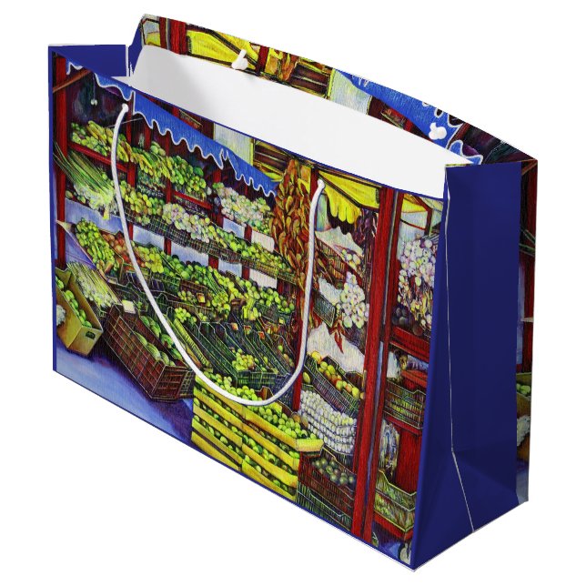 Eddie's Market, Ungarn Große Geschenktüte (Rückseite Schrägansicht)