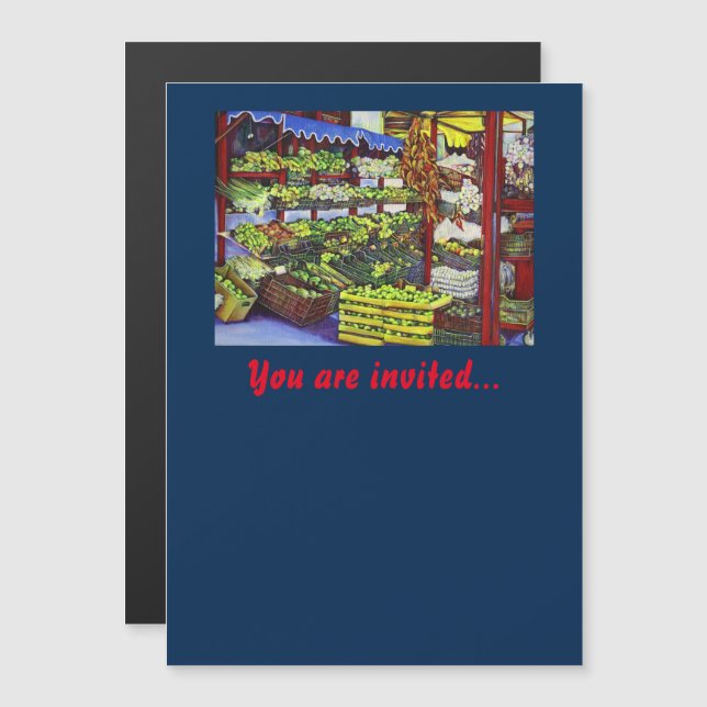 Eddie's Market, Ungarn Magneteinladung (Vorne/Hinten)