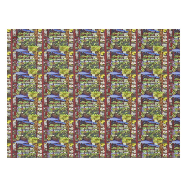 Eddie's Market, Ungarn Tischdecke (Vorderseite (Horizontal))