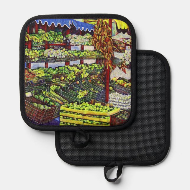 Eddie's Market, Ungarn Topflappen (Vorderseite/Rückseite)