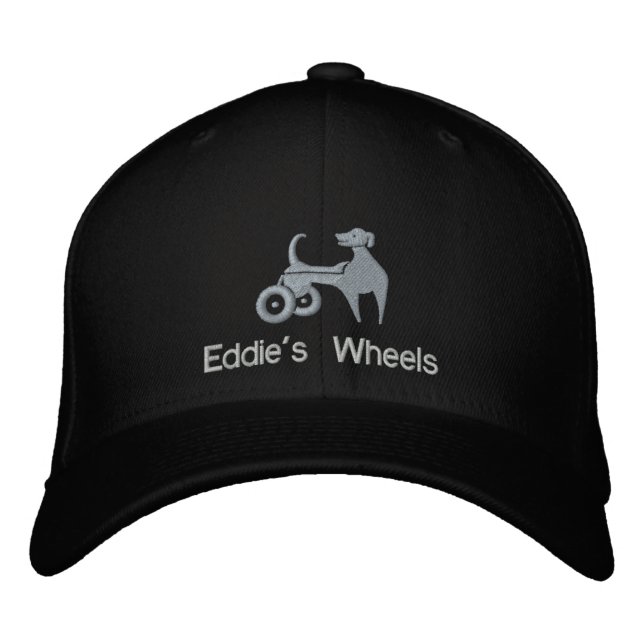 Eddie's Wheels Logo Hat Bestickte Baseballkappe (Vorderseite)